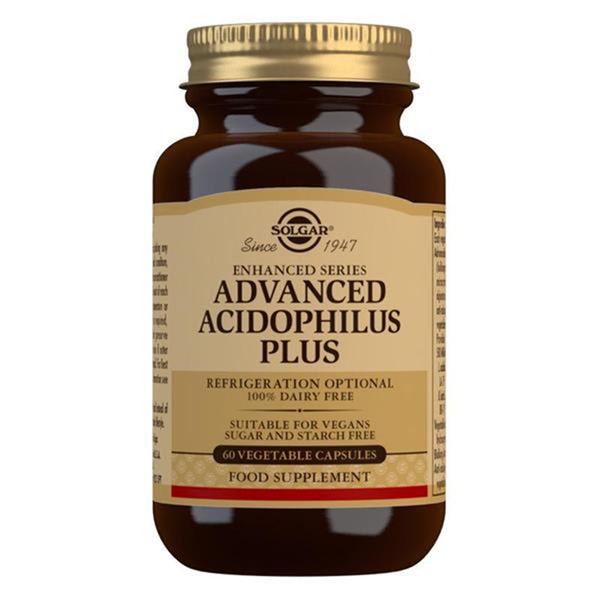solgar-Advanced-Acidophilus-Plus-Caps-60s Solgar Advanced Acidophilus Plus Caps 60's - Image 1