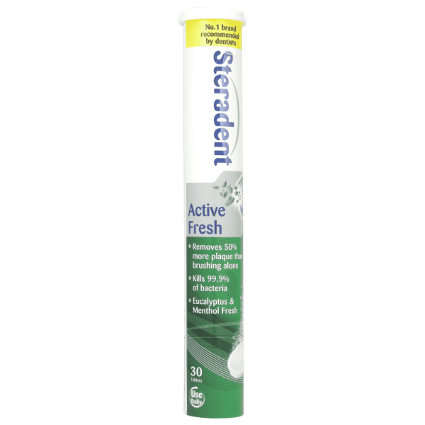 Steradent Active Fresh Denture Cleaning Tablets 30's