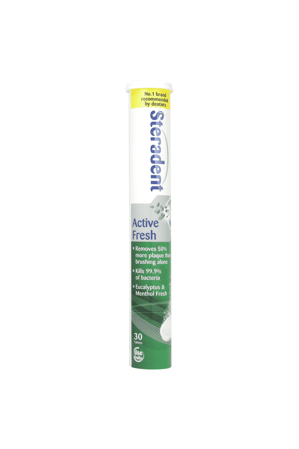 steradent-active-fresh-daily-cleaner-30-tablets Steradent Active Fresh Denture Cleaning Tablets 30's - Image 1