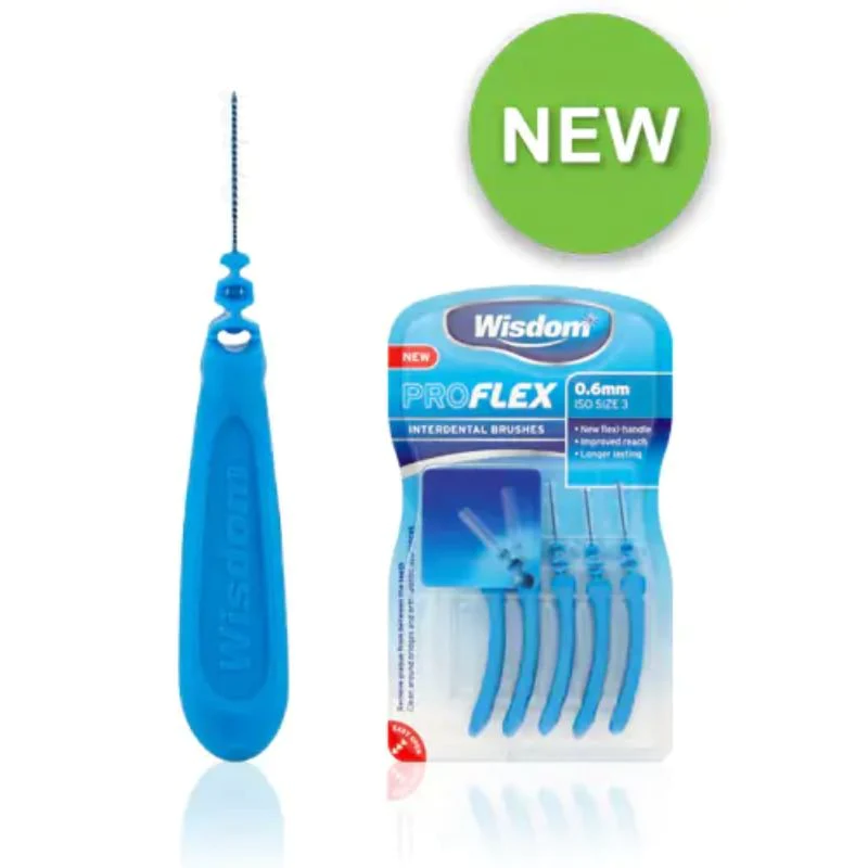 Wisdom Interdental Brushes 5's (0.6mm) HEMLOCK