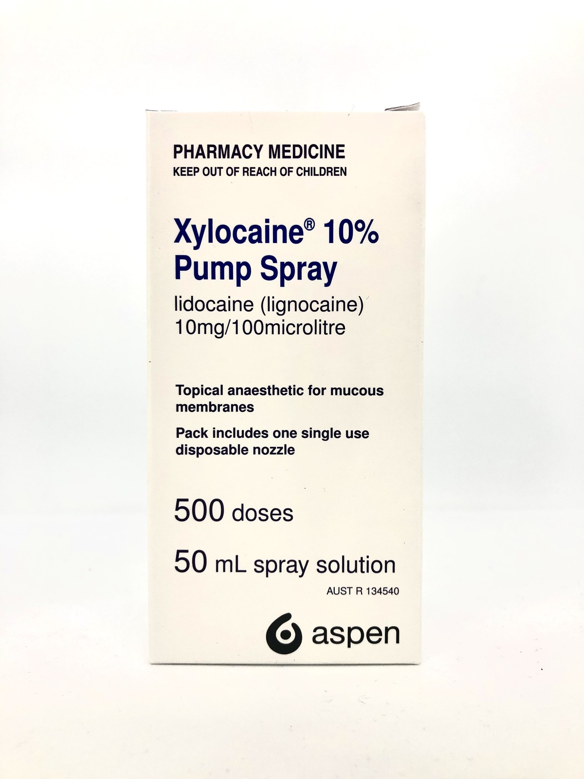 Xylocaine Pump Spray 10 50ml HEMLOCK