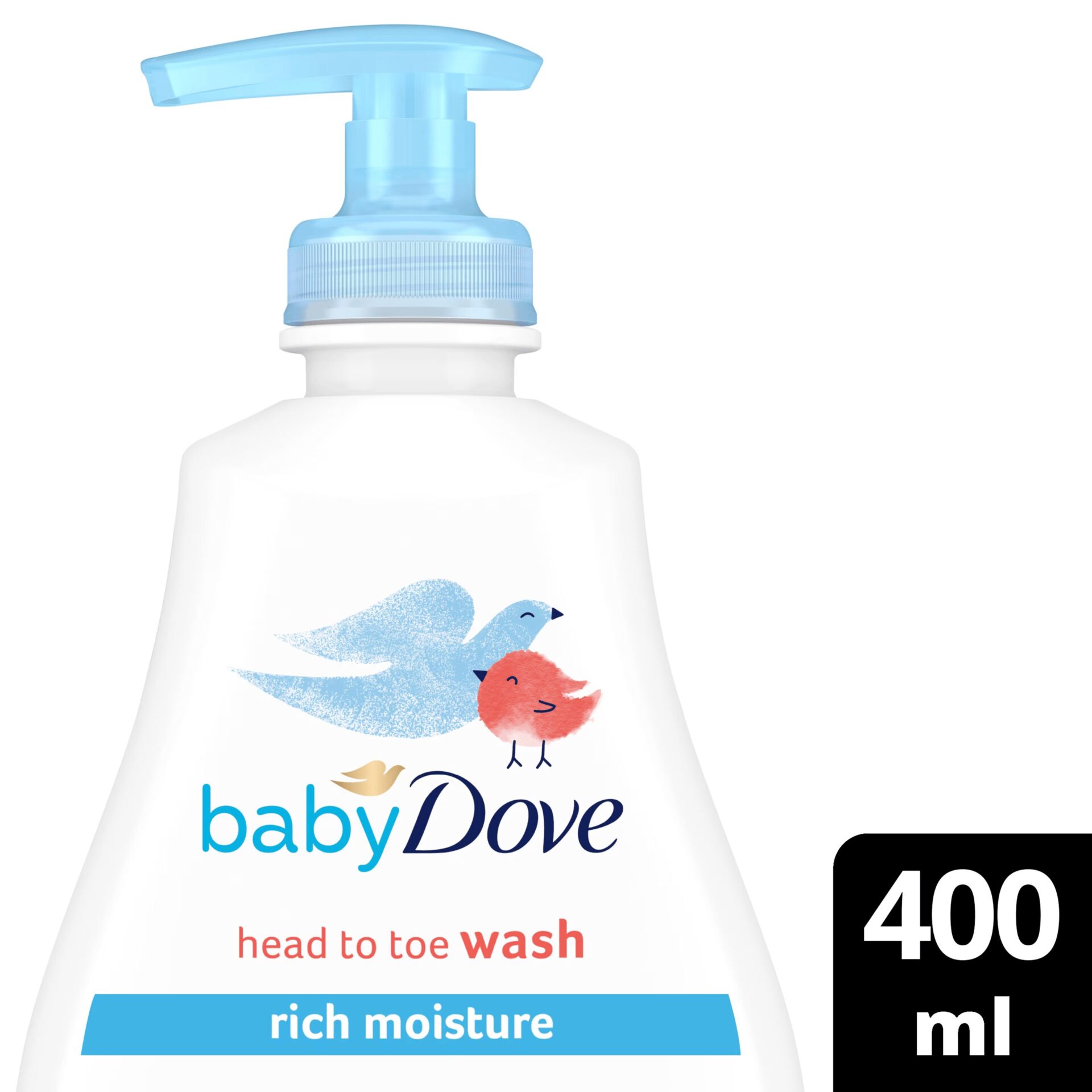 Dove BABY Head-To-Toe Wash 400ml (Rich Moisture) Dove BABY Head-To-Toe Wash 400ml (Rich Moisture) - Image 1