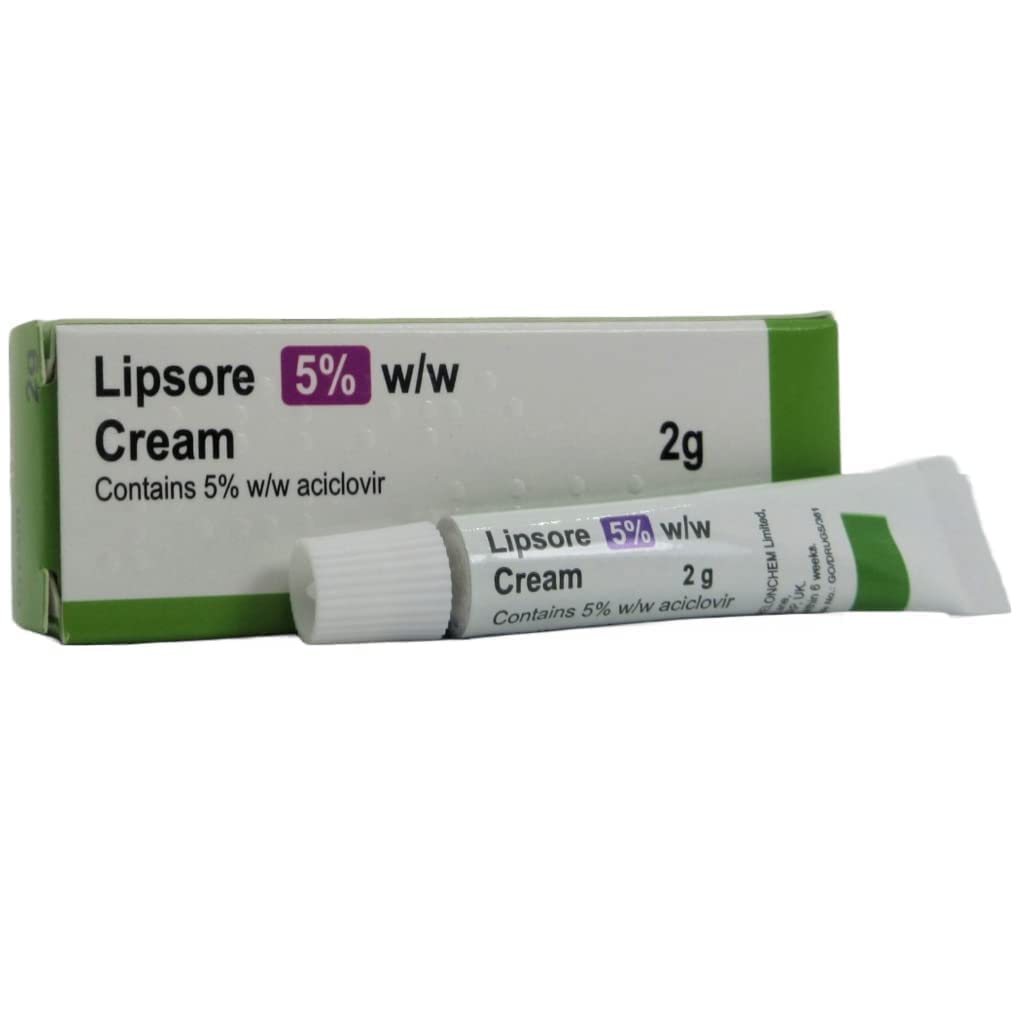 LIPSORE Lipsore - Acyclovir 5% Cream 2g - Image 1
