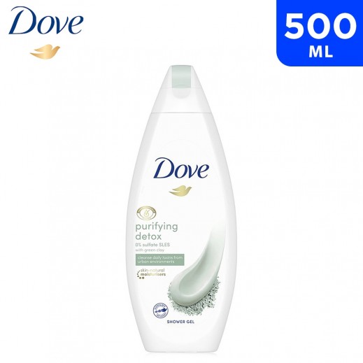Dove Shower Body Wash 500ml (Purifying Green Clay) Dove Shower Body Wash 500ml (Purifying Green Clay) - Image 1