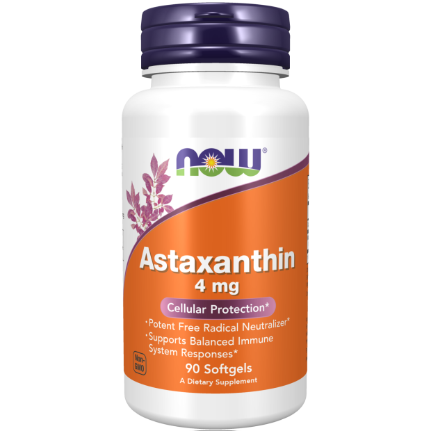Astaxanthin_4mg_Caps_60s NOW Astaxanthin 4mg Caps 60's - Image 1
