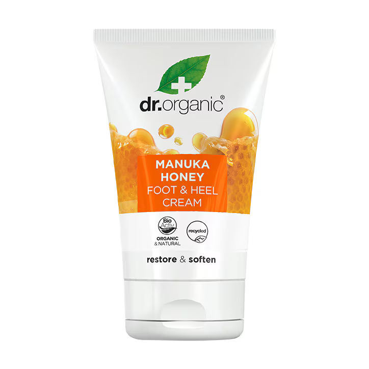 Dr Organic Manuka Honey Foot & Heel Cream 125ml Dr Organic Manuka Honey Foot & Heel Cream 125ml - Image 1