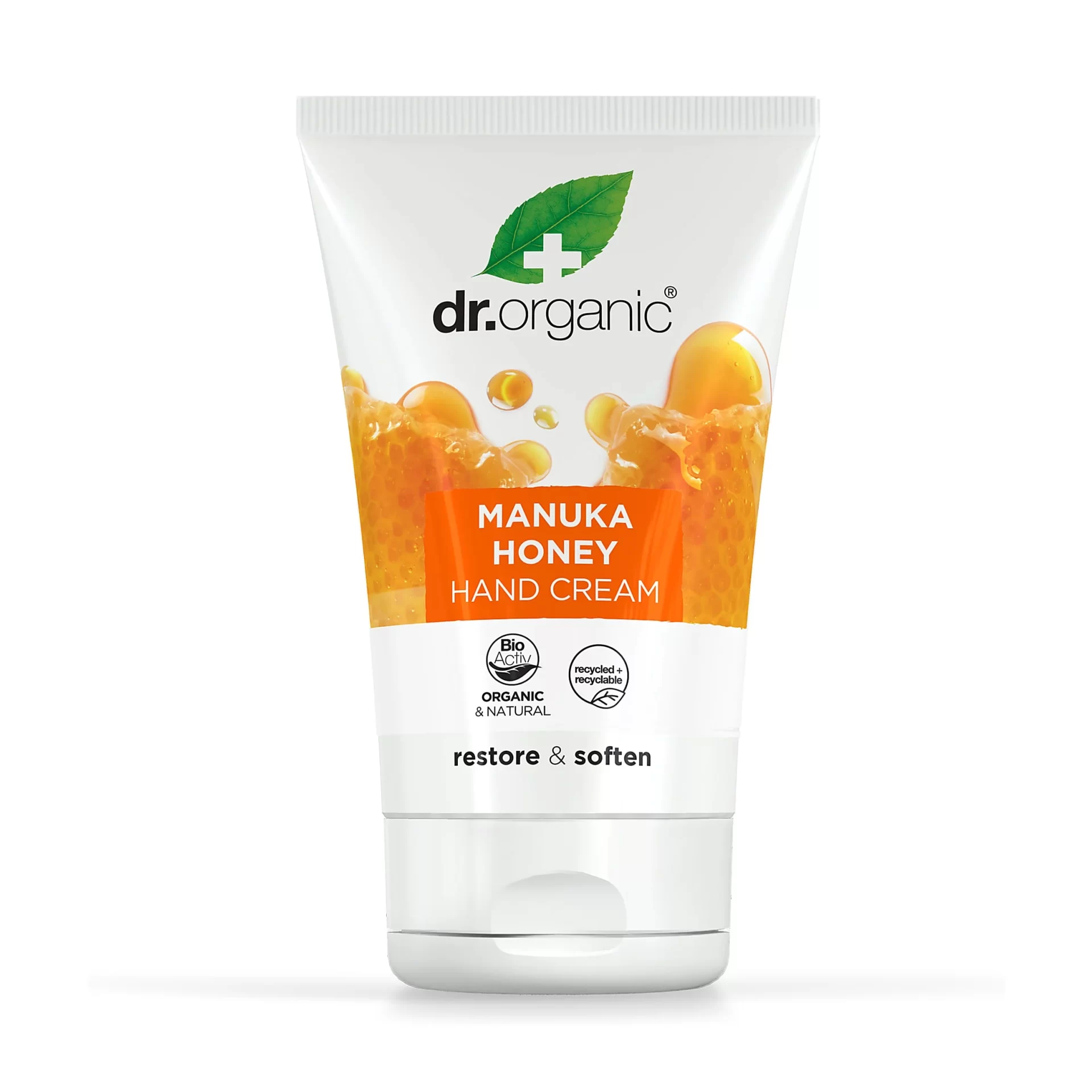 Dr Organic Manuka Honey Hand & Nail Cream 125ml Dr Organic Manuka Honey Hand & Nail Cream 125ml - Image 1