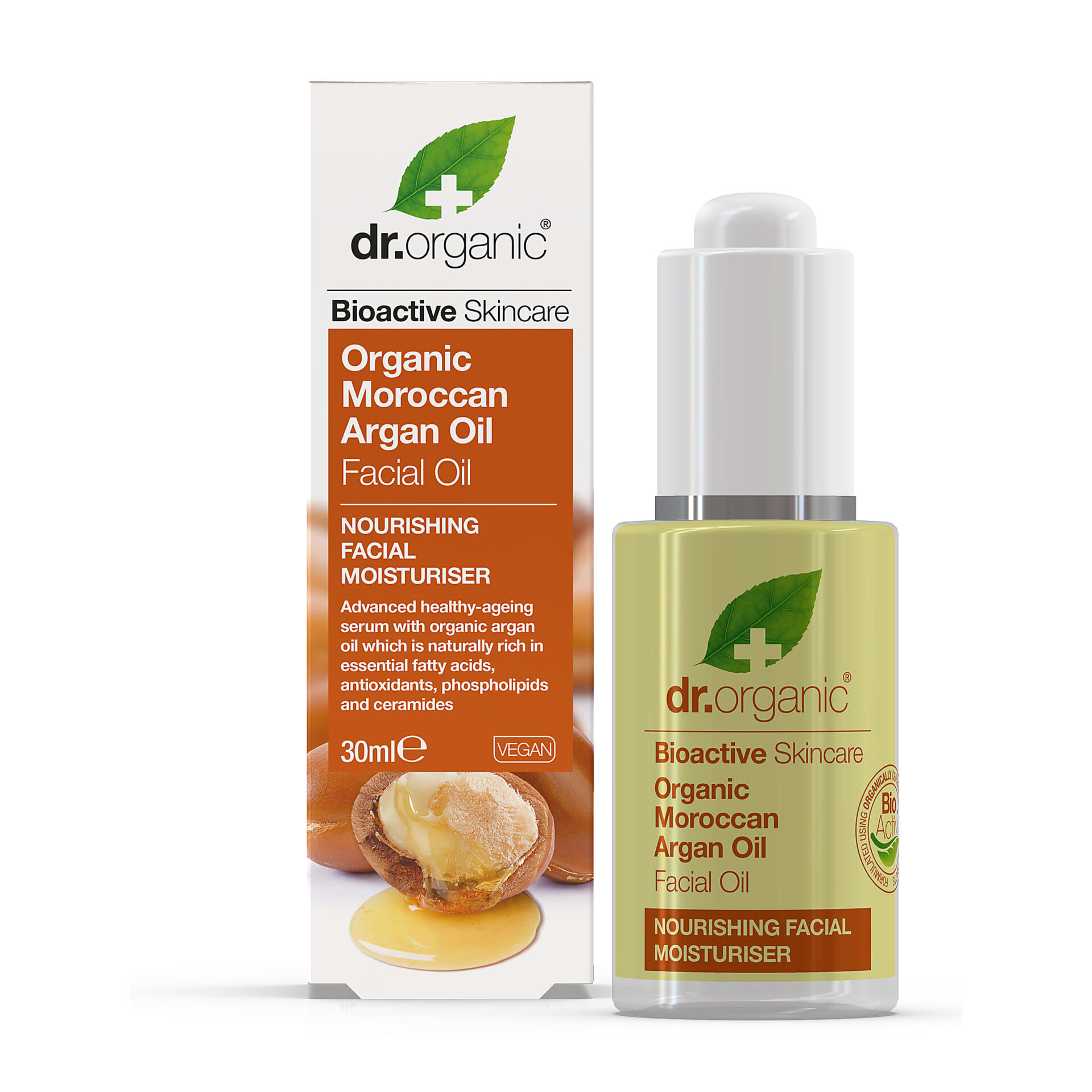 Dr Organic Moroccan Argan Oil Facial Oil 30ml Dr Organic Moroccan Argan Oil Facial Oil 30ml - Image 1