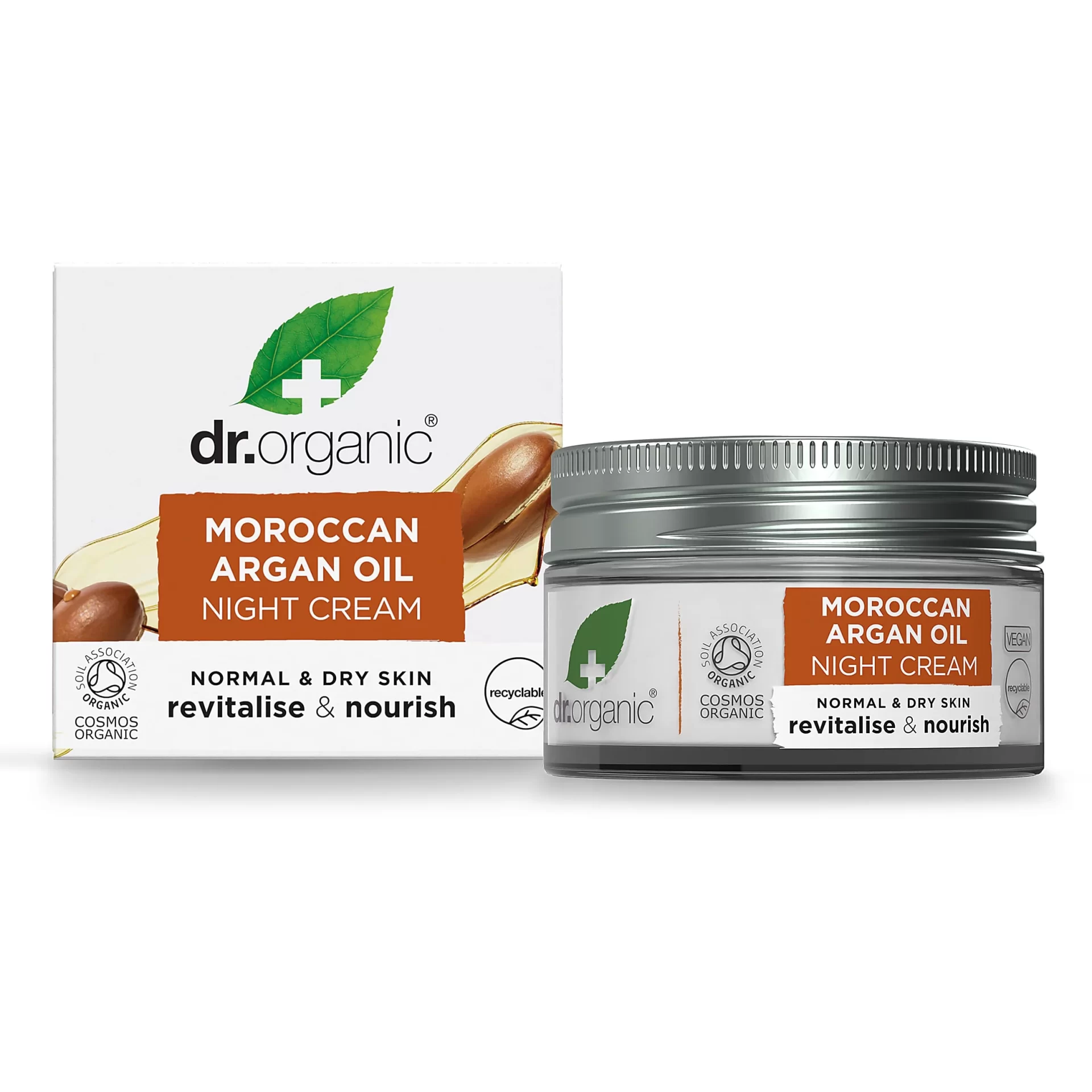 Dr Organic Moroccan Argan Oil Night Cream 50ml Dr Organic Moroccan Argan Oil Night Cream 50ml - Image 1