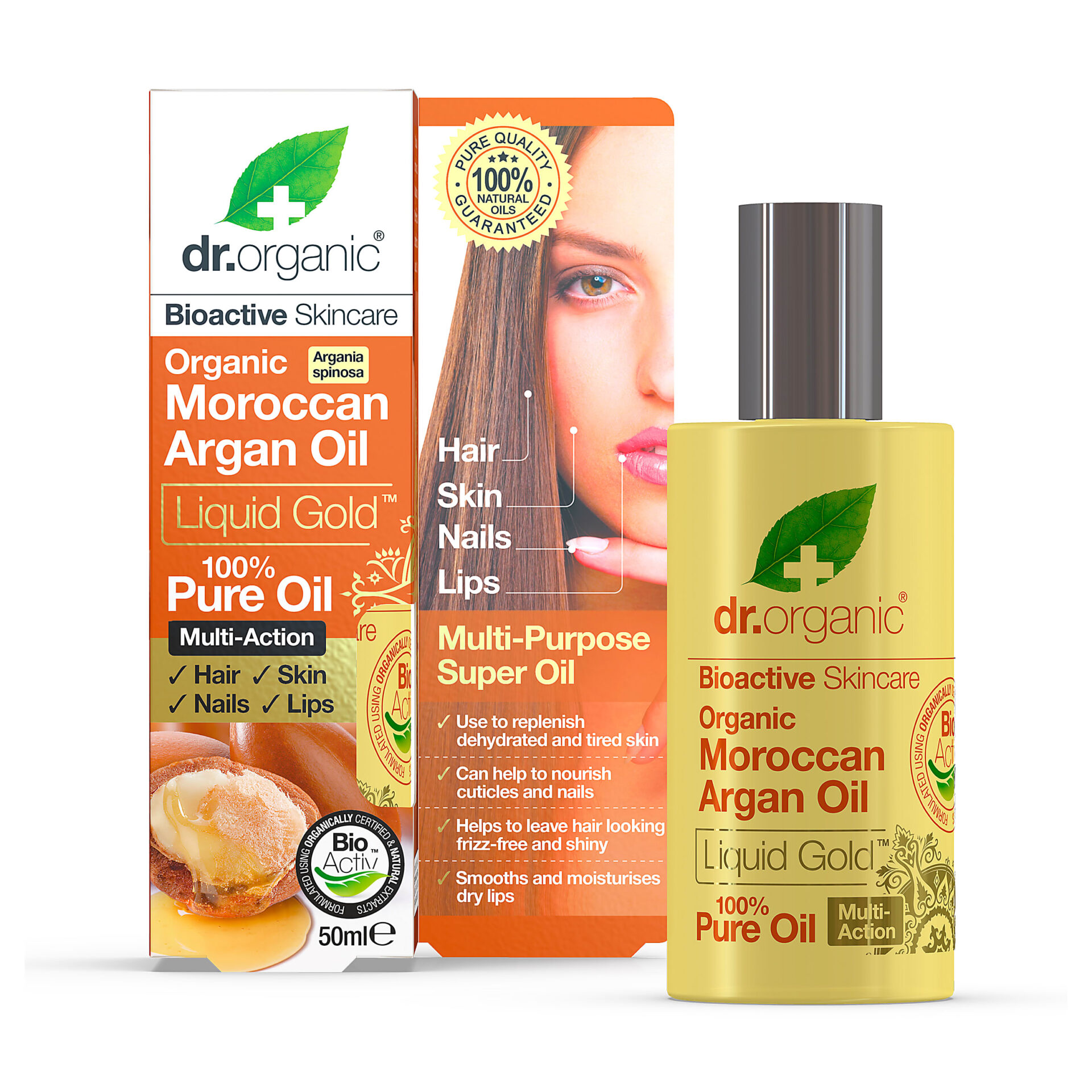 Dr Organic Moroccan Argan Oil Pure Oil Dr Organic Moroccan Argan Oil Pure Oil 50ml - Image 1