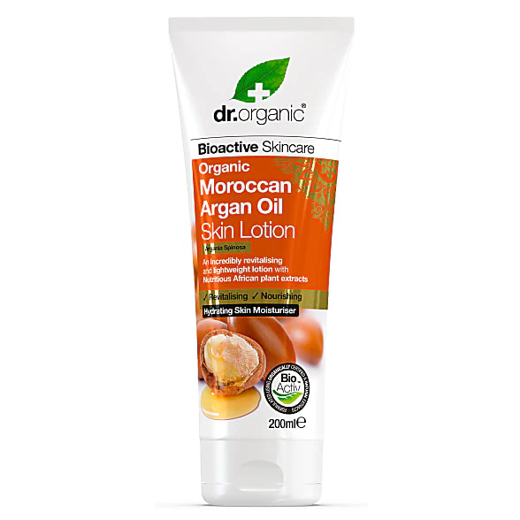 Dr Organic Moroccan Argan Oil Skin Lotion 200ml Dr Organic Moroccan Argan Oil Skin Lotion 200ml - Image 1