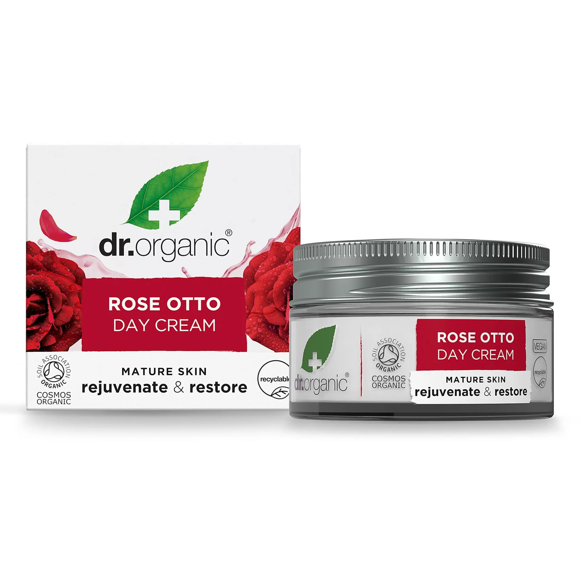 Dr Organic Rose Day Cream 50ml Dr Organic Rose Day Cream 50ml - Image 1