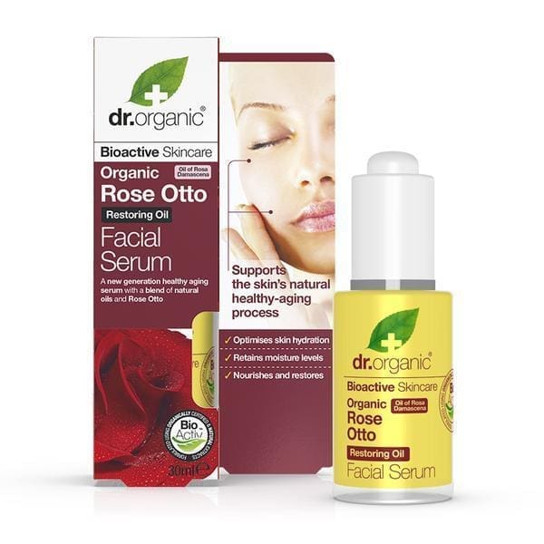 Dr Organic Rose Facial Serum 30ml Dr Organic Rose Otto Facial Serum 30ml - Image 1