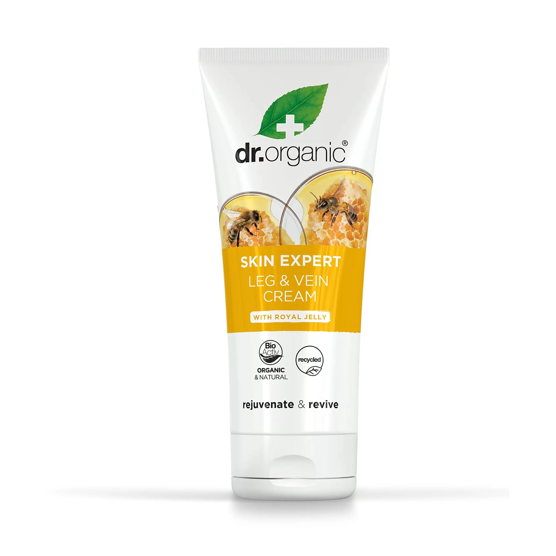 Dr Organic Skin Expert Leg & Vein Cream 200ml Dr Organic Skin Expert Leg & Vein Cream with Royal Jelly 200ml - Image 1