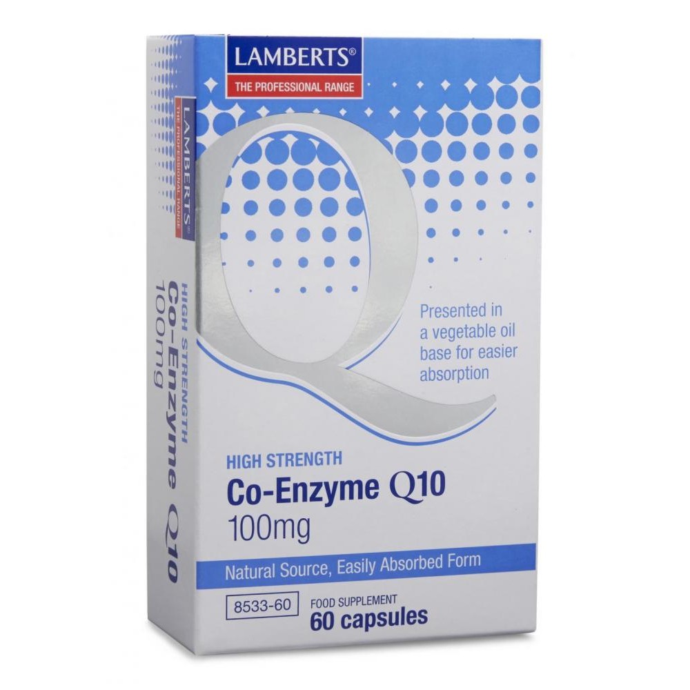 Lamberts Co Enzyme Q 10 100mg 60's Lamberts Co Enzyme Q 10 100mg 60's - Image 1