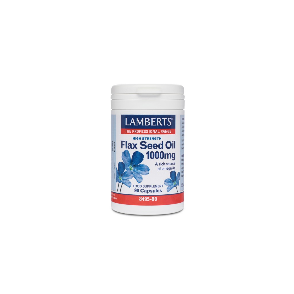 Lamberts Flaxseed Oil 1000mg Capsules Lamberts Flaxseed Oil 1000mg Capsules 90's - Image 1