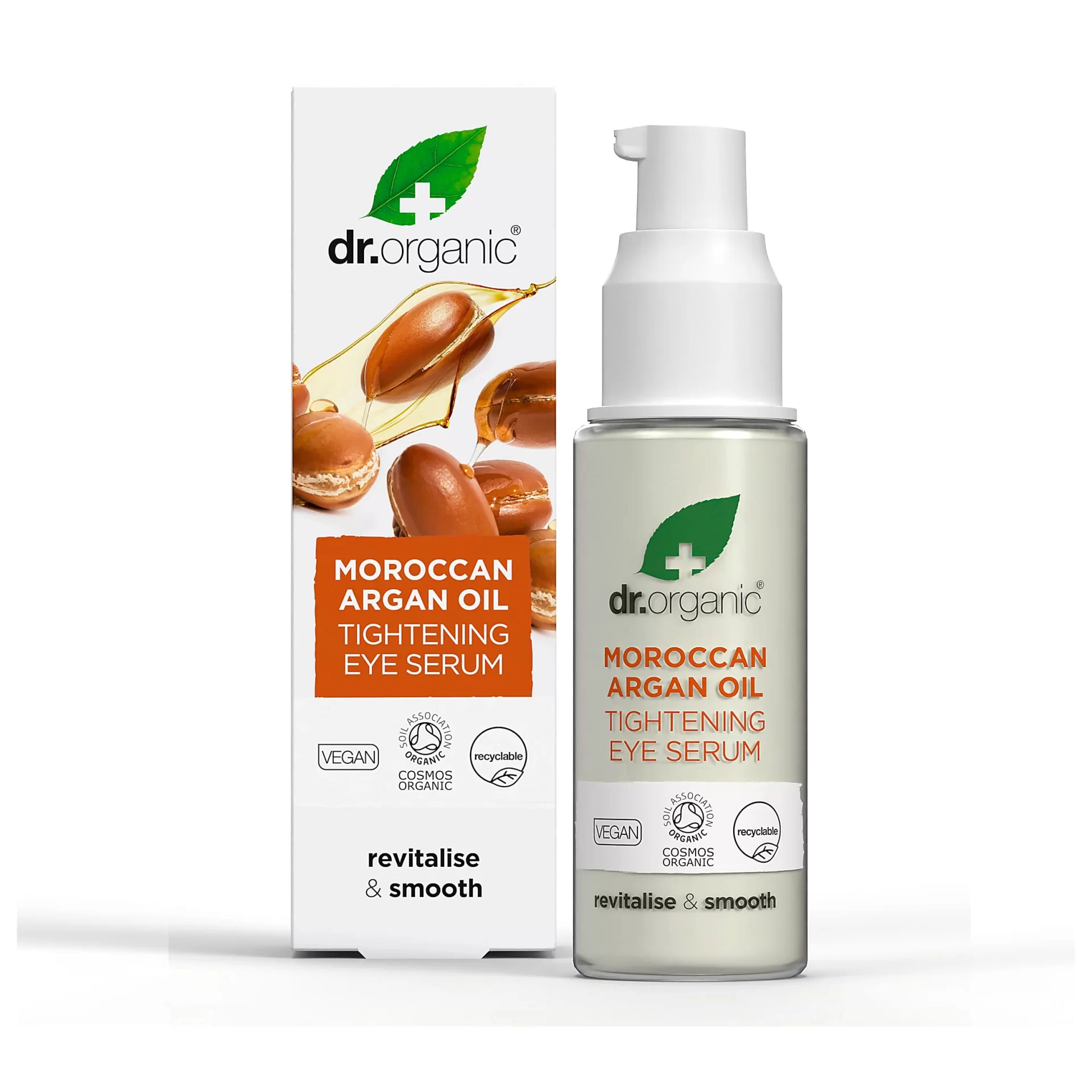 Moroccan Argan Oil Instant Tightening Eye Serum 30ml Dr Organic Moroccan Argan Oil Instant Tightening Eye Serum 30ml - Image 1