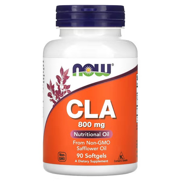 NOW Foods, CLA, 800 mg, 90 Softgels NOW Foods, CLA (Conjugated Linoleic Acid) , 800 mg, 90 Softgels - Image 1