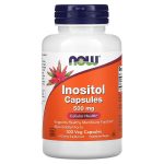 NOW Foods, Inositol Capsules, 500mg, 100 Veg Capsules