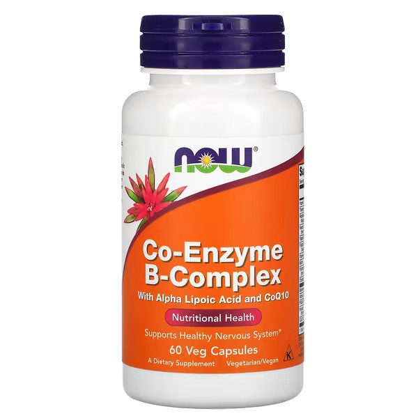 NOWFoodsCo-EnzymeB-Complex60VegCapsules-ezgif.com-avif-to-jpg-converter NOW Foods, Co-Enzyme B-Complex, 60 Veg Capsules - Image 1