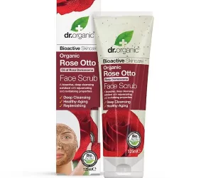Dr Organic Rose Otto Face Scrub 125ml