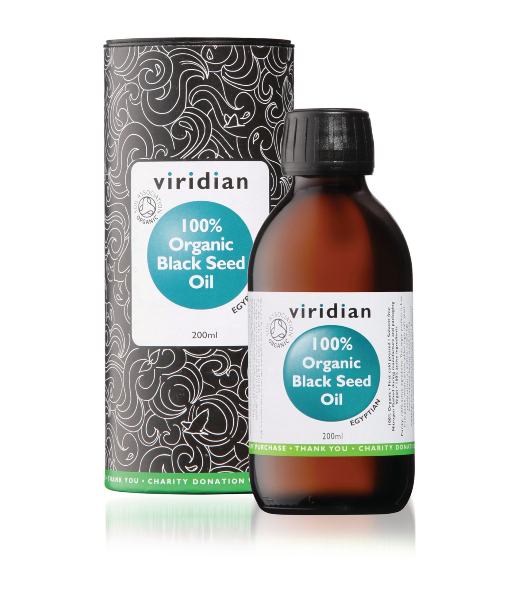 VIRIDIAN Black Seed Oil Organic 200ml VIRIDIAN Black Seed Oil Organic 200ml - Image 1