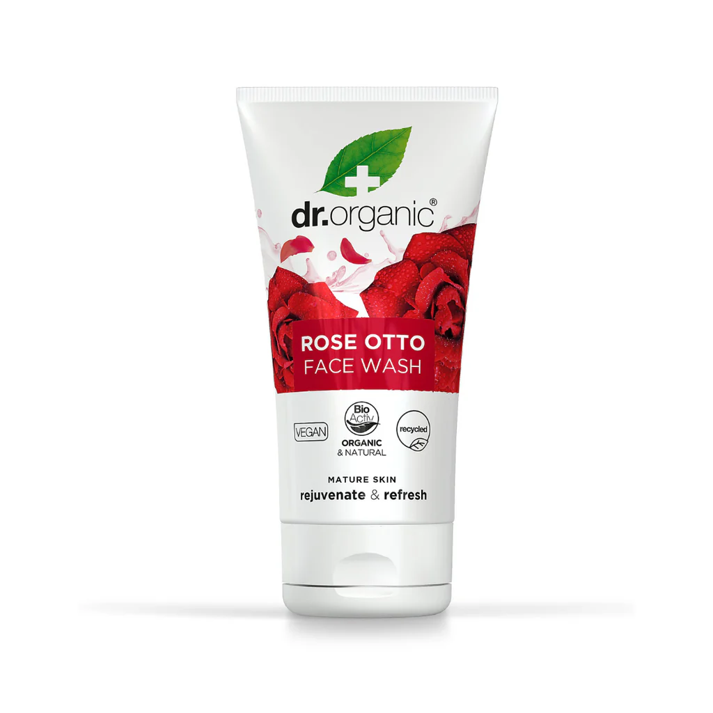 dr organic Rose Creamy Face Wash 150ml Dr. Organic Rose Otto Face Wash 150ml - Image 1