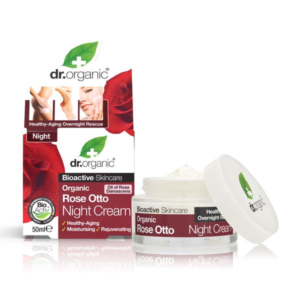 dr organic Rose Night Cream 50ml Dr Organic Rose Night Cream 50ml - Image 1