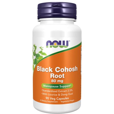 now-foods-black-cohosh-root-80-mg-90-veg-capsules-front Now Black Cohosh Root 80 mg Veg Capsules 90's - Image 1