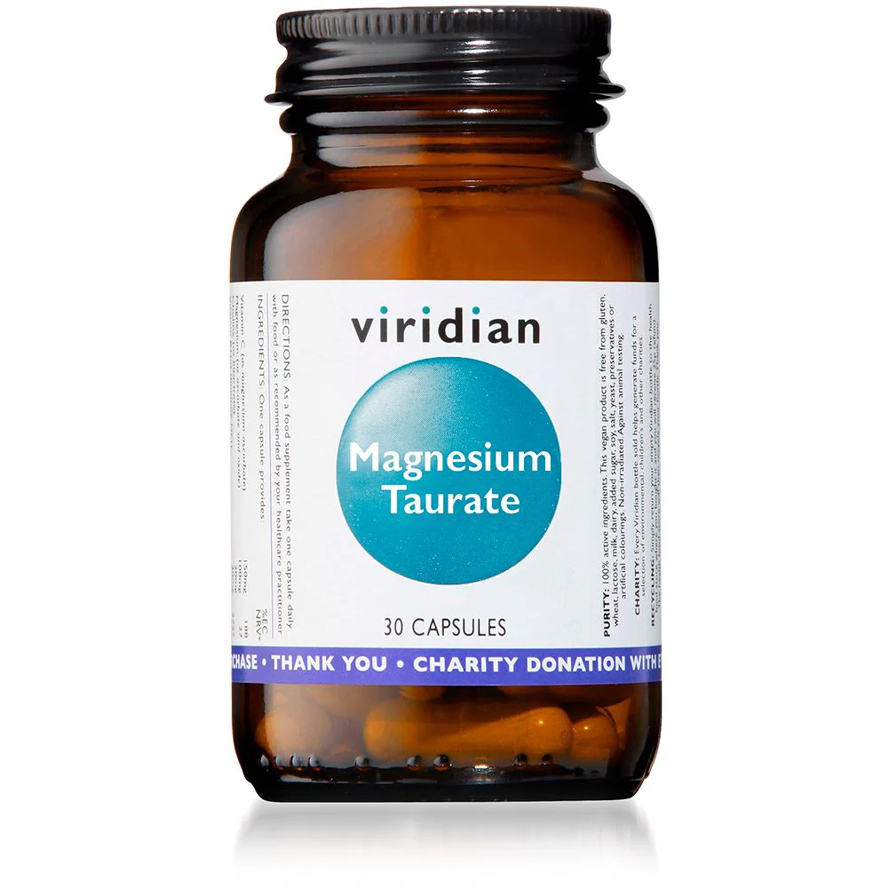 viridian Magnesium Taurate Vcaps 30's Viridian Magnesium Taurate Vcaps 30's - Image 1