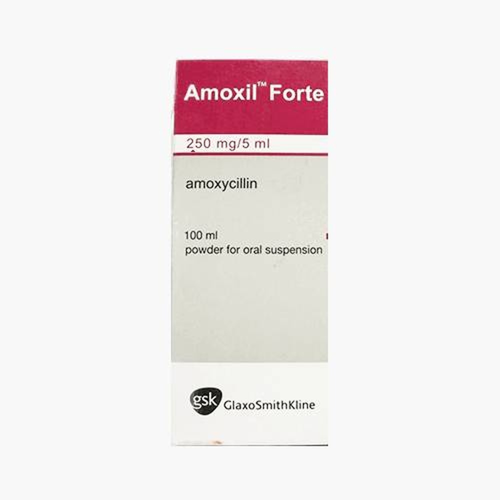 Amoxil Forte Syrup Amoxil Forte Syrup 250mg/5ml 100ml - Image 1