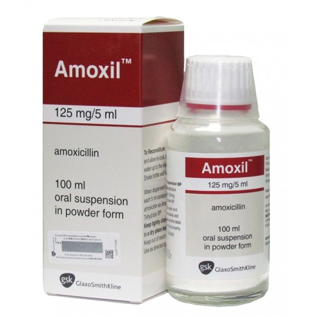 Amoxil Original Syrup Amoxil Original Syrup 125mg/5ml 100ml - Image 1