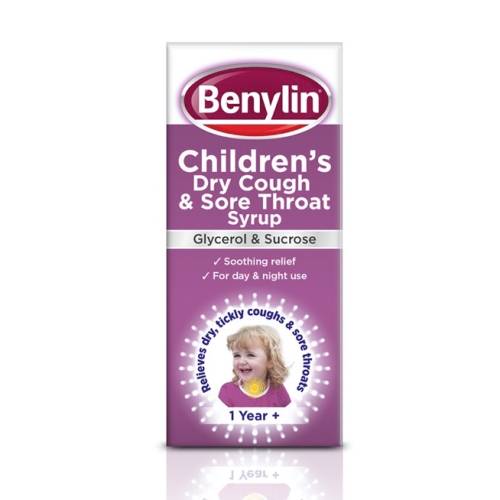 BENYLIN® Children's Dry Cough and Sore Throat Syrup BENYLIN® Children's Dry Cough and Sore Throat Syrup - Image 1