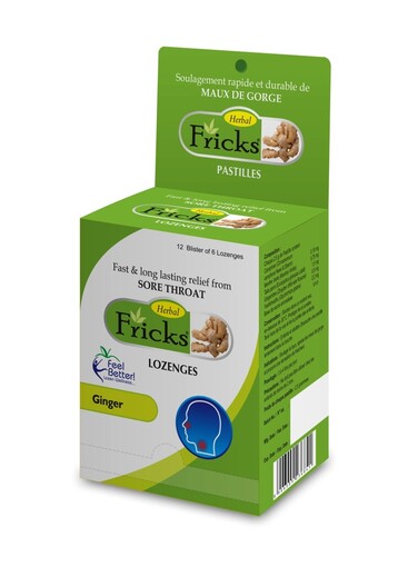 Fricks Lozenges Fricks Ginger Lozenges 72's - Image 1