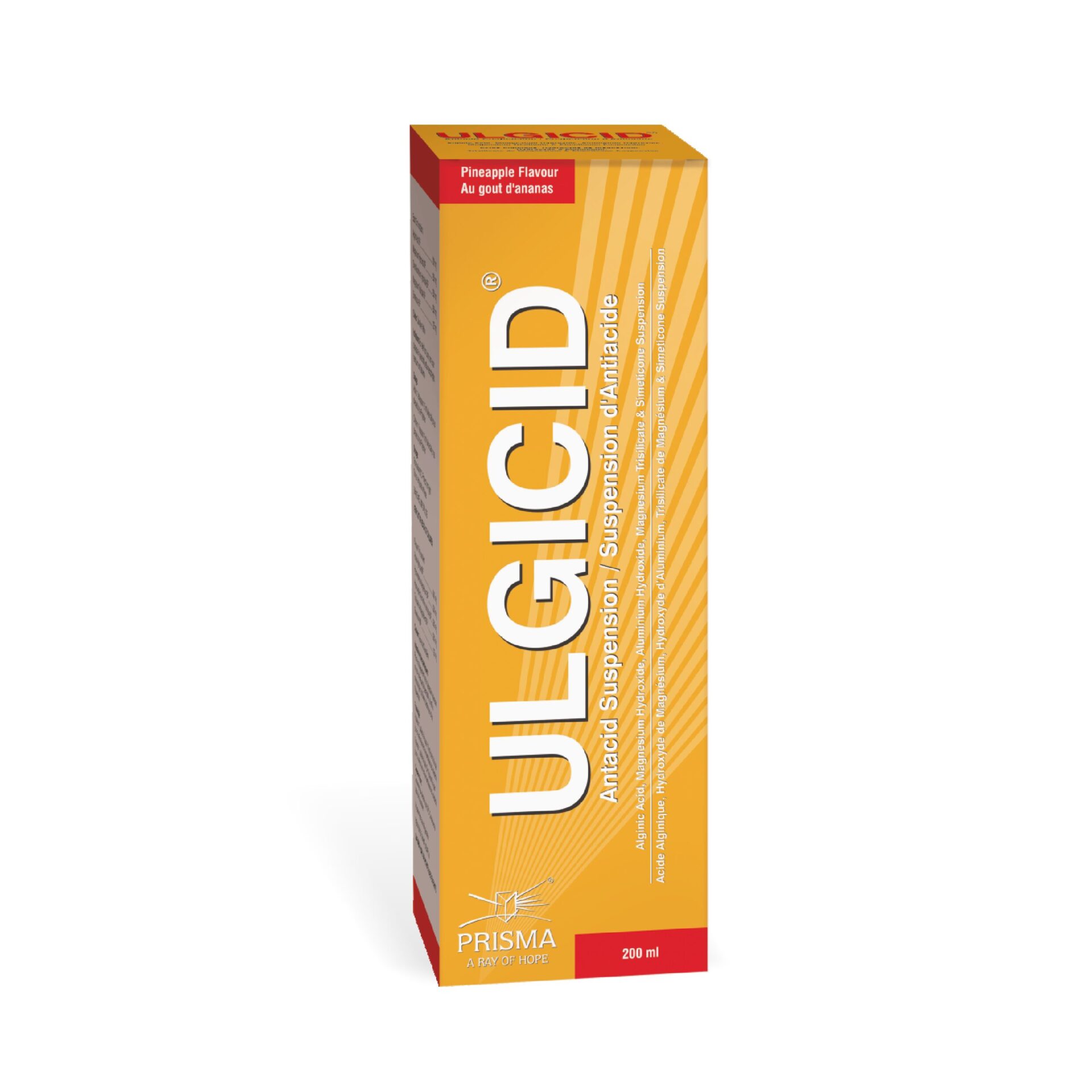 Ulgicid Suspension Pineapple 200Ml Ulgicid Suspension Pineapple 200ml - Image 1