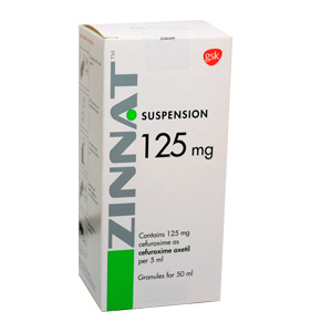 Zinnat Susp 125mg per 5ml 50ml Zinnat Suspension 125mg/5ml 50ml - Image 1