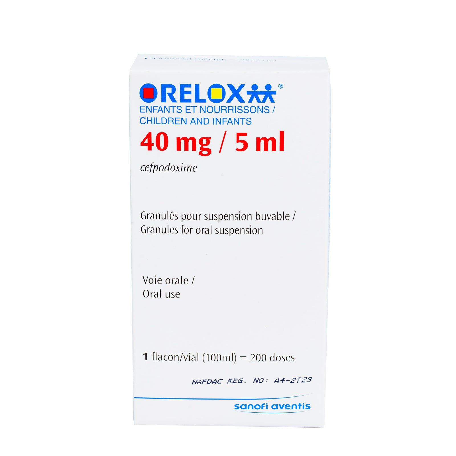 Orelox Dry Susp 40mg/5ml 100ml HEMLOCK