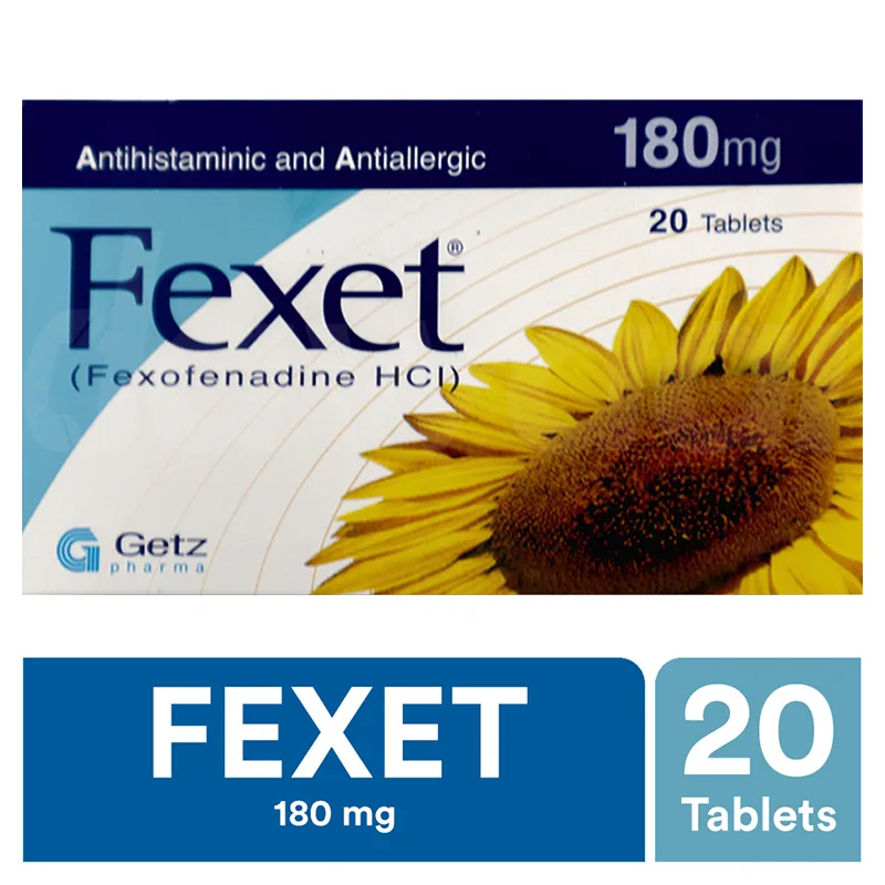 Fexet 180mg Tabs 20s Fexet 180mg Tablets 20's - Image 1