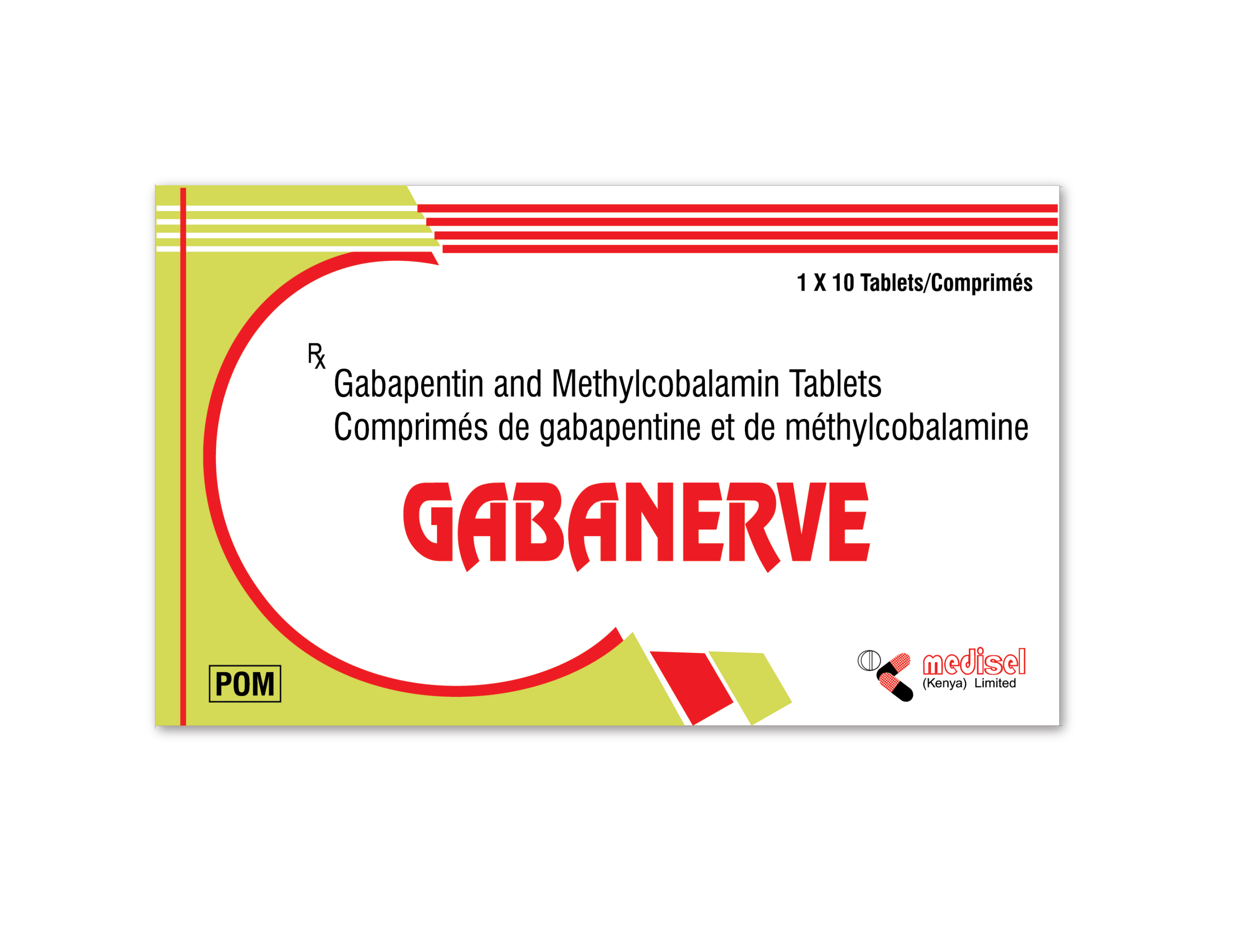 Gabanerve Gabanerve tablets 10's - Image 1
