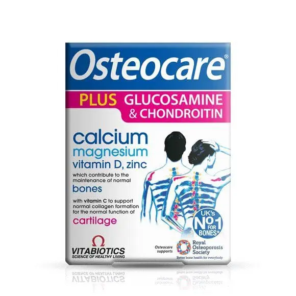 OSTEOCARE-JOINT-GLUCOSAMINE-CHONDROITIN-TABS Osteocare Plus Glucosamine Tablets 60's - Image 1