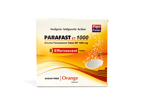 Parafast 1g Tablets Parafast 1g Tablets 8's - Image 1