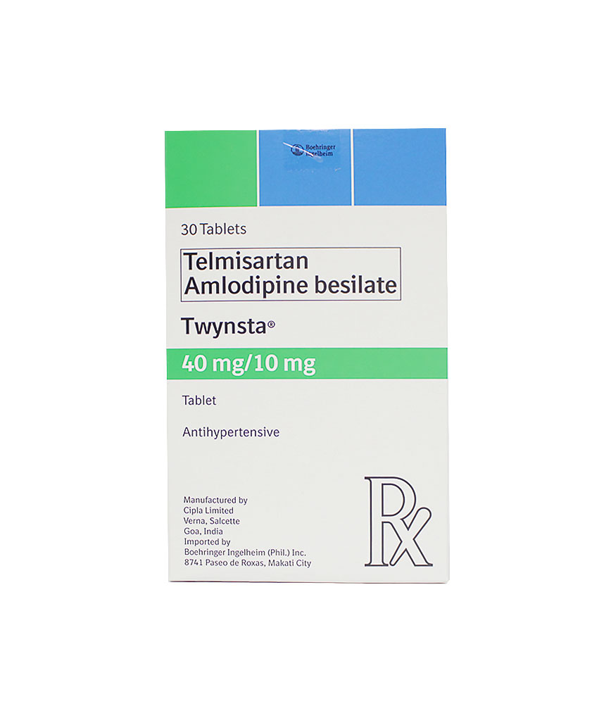 Twynsta Tablets 40-10mg 28's Twynsta 40/10mg Tablets 28's - Image 1