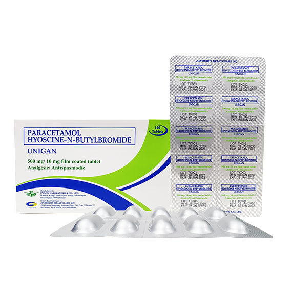 Unigan Tabs Unigan Tabs 500/10mg 100's - Image 1
