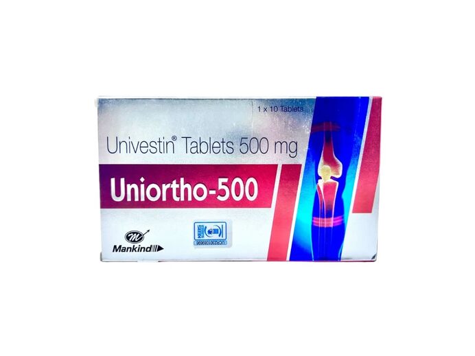 Uniortho 500mg Tablets Uniortho 500mg Tablets 10's - Image 1