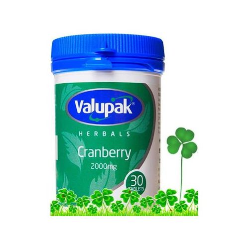 VALUPAK HERBAL TABS CRANBERRY 30`S Valupak Cranberry 2000mg Tablets 30's - Image 1