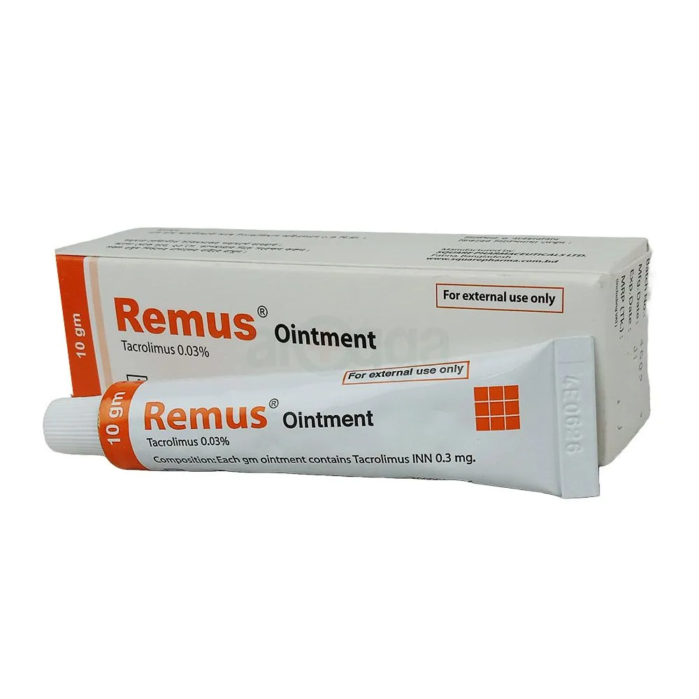 remus 0.03% REMUS Ointment (Tacrolimus INN 0.03%) - Image 1