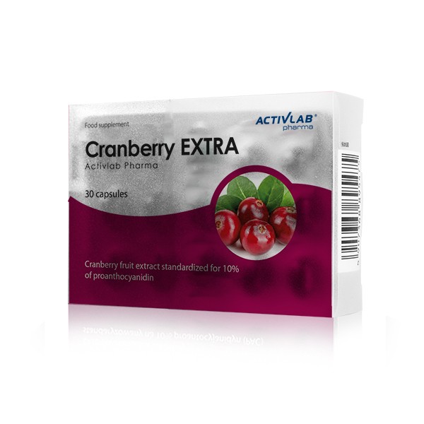 Activlab cranberry extra Activlab Cranberry Extra 30 Capsules - Image 1