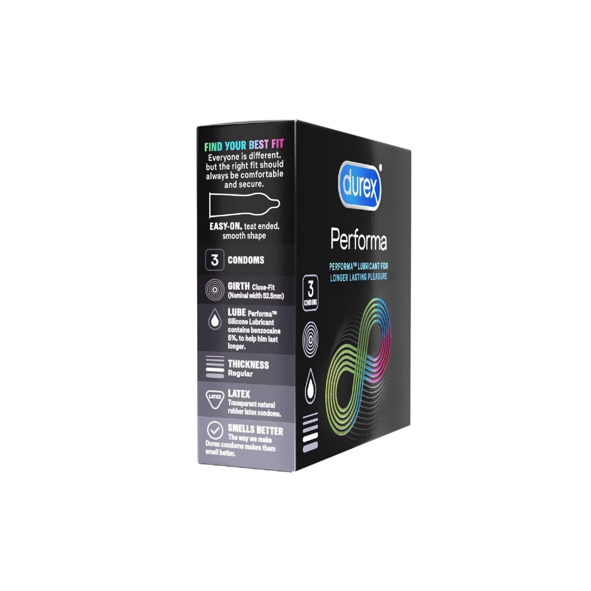 DUREX-PERFOMA-3S Durex Performax Condoms 3's - Image 1