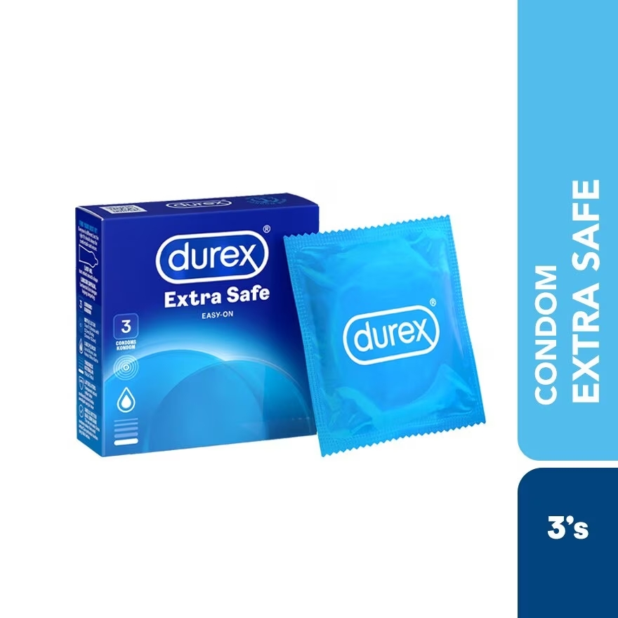 Durex-Extra-Safe-condoms Durex Extra Safe condoms 3's - Image 1