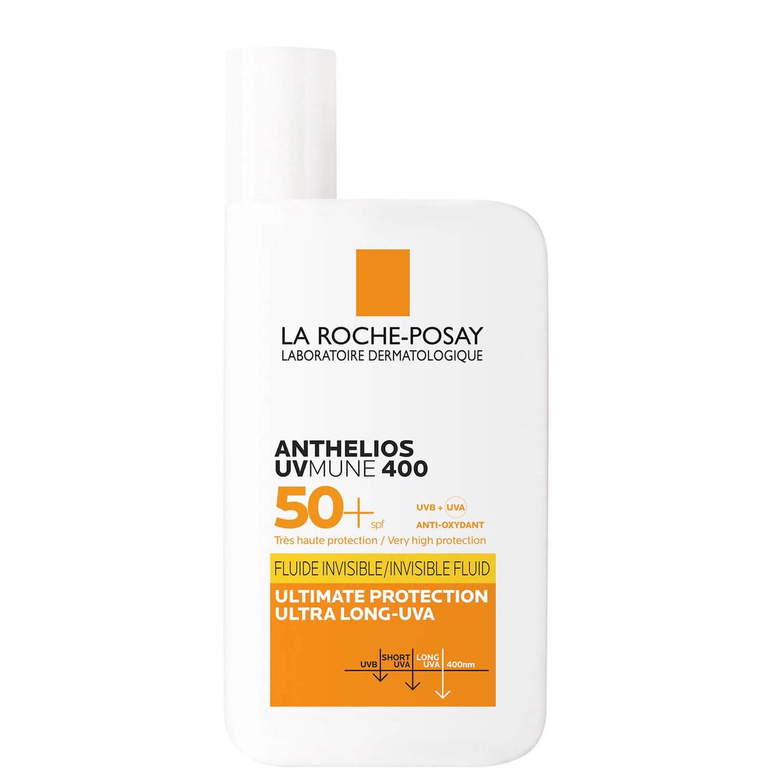Anthelios UVMune 400 SPF 50+ (fluid + spray) Anthelios UVMune 400 Invisible Fluid SPF 50+ - Image 1